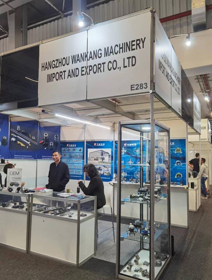 Wankang Machinery exhibition stand in Brazil, 2023